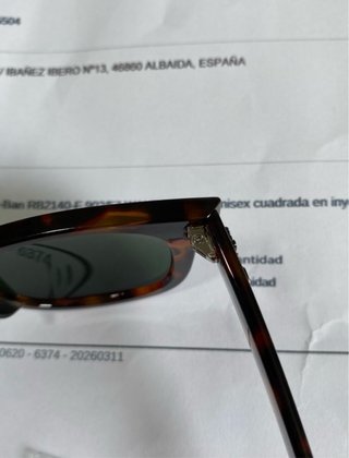 Gafas de Sol Ray-Ban Wayfarer Marrón Leopardo