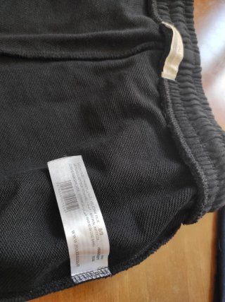 Pantaloni tuta bambino neri 8/9 anni