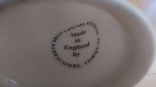 Dedal porcelana fina Boston Babbacombe Pottery