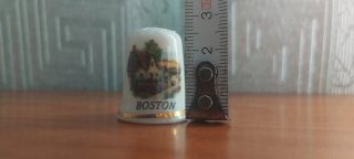 Dedal porcelana fina Boston Babbacombe Pottery