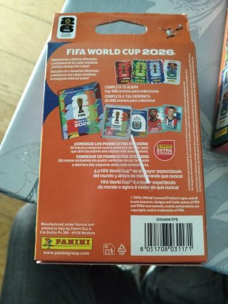 Caja Metálica Sobres Mundial FIFA 2026