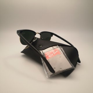 Gafas de Sol Ray-Ban Clubmaster Negro/Dorado