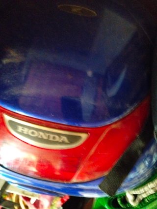 Baúl y Soporte Honda CBF 250 Negro/Azul