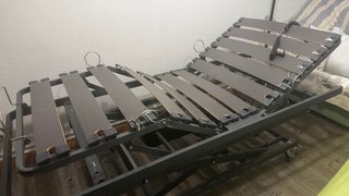 Cama Articulada geriatrica con colchon y barras