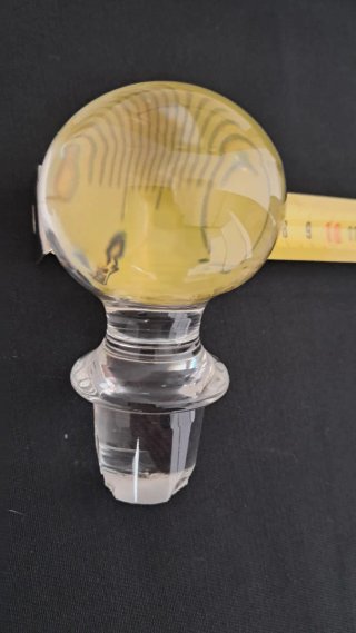 Tapón de cristal macizo
