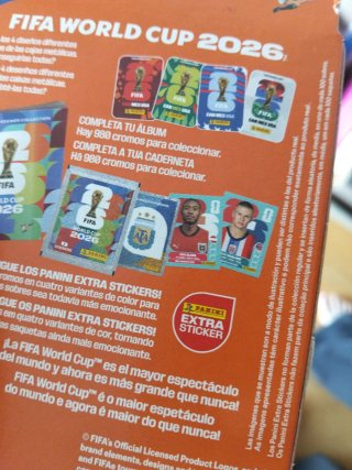 Caja Metálica Sobres Mundial 2026 Panini