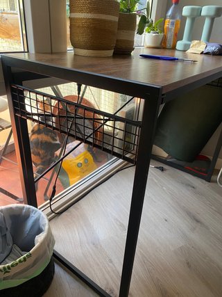 Mesa Escritorio Madera y Metal