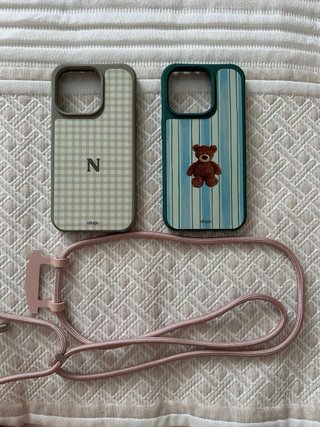 Fundas iPhone 14 Pro (2 unidades) + cordon