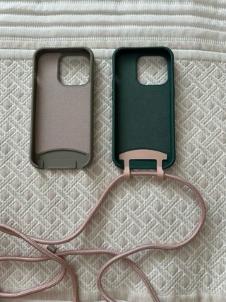 Fundas iPhone 14 Pro (2 unidades) + cordon