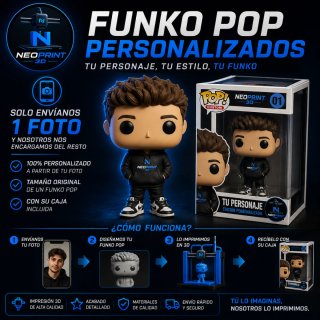 FUNKO POP PERSONALIZADO. Hecho a partir de tu foto