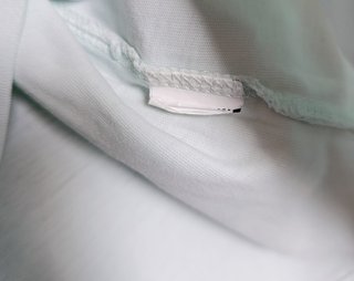 Camiseta Algodón Lefties M Oversize Verde Pastel