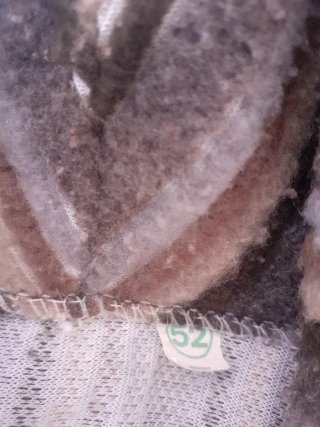 Bata hombre invierno  rayas