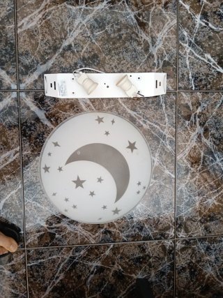 Lámpara infantil luna y estrellas