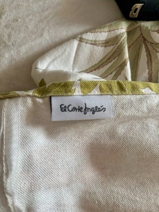 Cortinas Ancho Especial Beige y Verde
