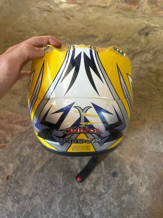 Casco Moto Nitro Amarillo Es de niño
