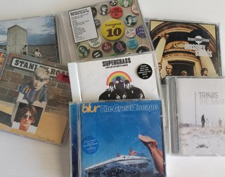 Lote 7 cds Brit Pop, Indie, Rock