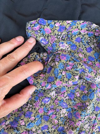 Gonna Genny vintage stampa fiori