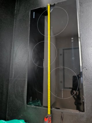 Placa inducción Nodor 3 fuegos con rotura