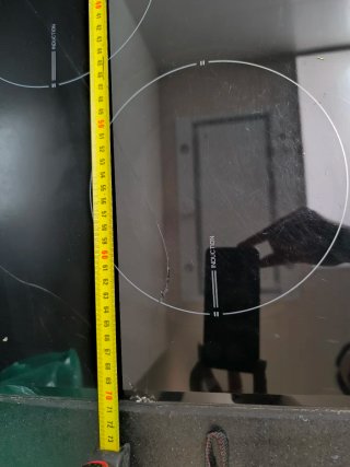 Placa inducción Nodor 3 fuegos con rotura