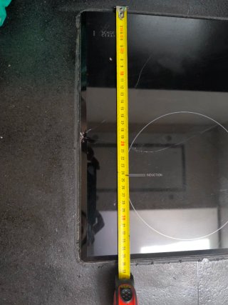 Placa inducción Nodor 3 fuegos con rotura