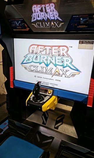Máquina Arcade After Burner Climax Super Deluxe