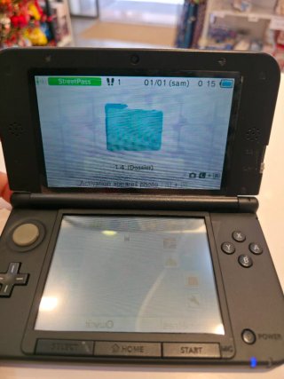 Nintendo 3DS XL azul piezas