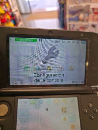 Nintendo 3DS XL azul piezas