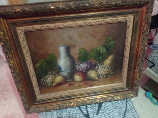 2 Cuadros Antiguos Óleo Firmados