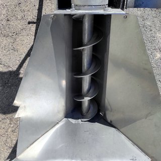 Elevador sinfín escurridor en acero inox
