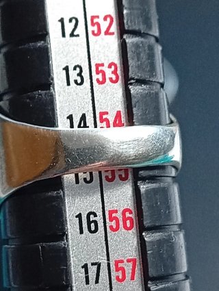 Anillo Plata Ley con Piedra granate