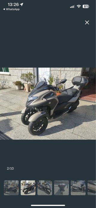 Yamaha Tricity 300 Beige/Negro Automático