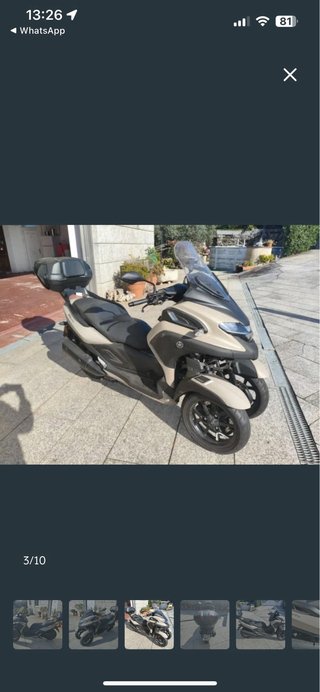 Yamaha Tricity 300 Beige/Negro Automático