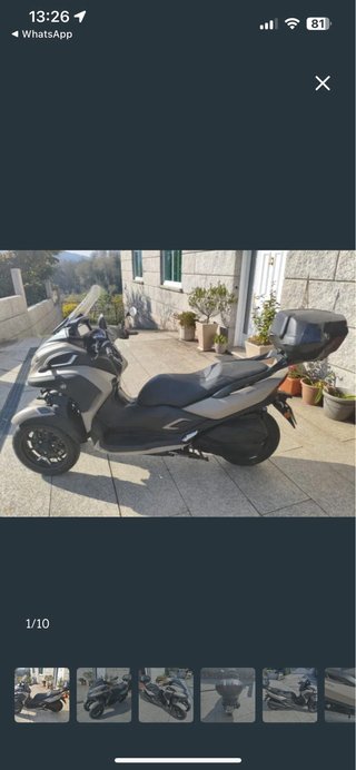 Yamaha Tricity 300 Beige/Negro Automático