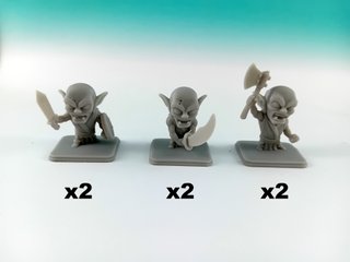 Miniaturas HeroQuest Chibi