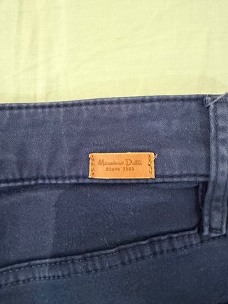 Pantalones Massimo Dutti Mujer Azul