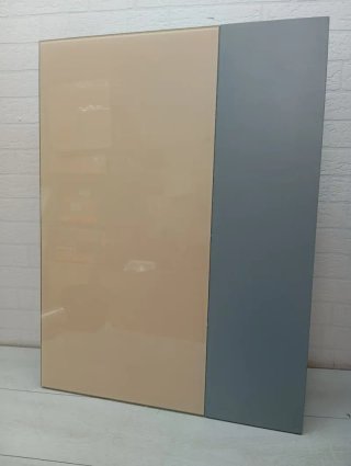 Mesa de comedor cristal y madera