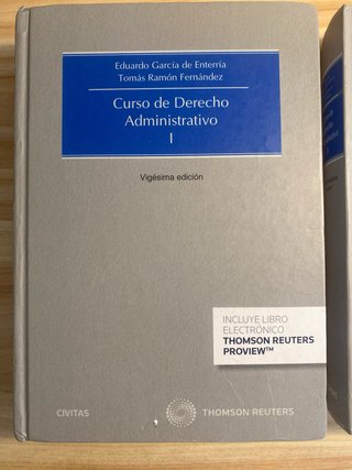 Curso I y II de derecho administrativo Enterría
