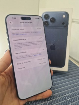iPhone 17 Pro Max 512GB Azul Marino