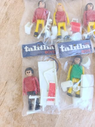Lote 6 Talitha Boys muñecos figuras tipo Playmobil