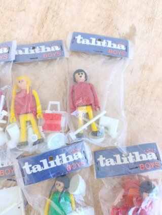 Lote 6 Talitha Boys muñecos figuras tipo Playmobil
