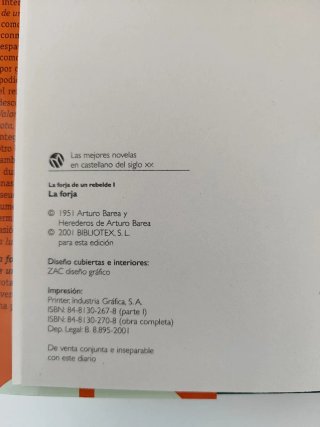 La forja de un rebelde trilogía completa