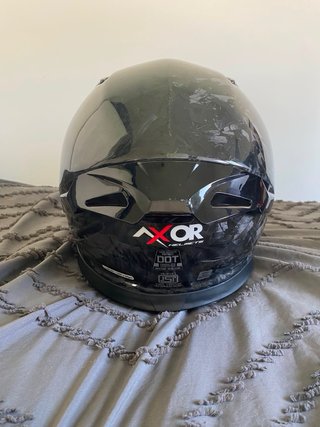 Casco Moto Axor Fibra Carbono