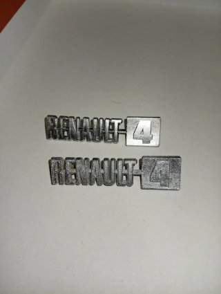 Insignias Renault 4 (x2)