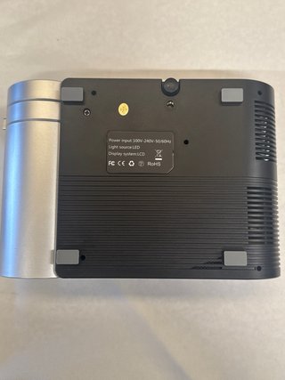 Proyector Vamvo Negro y Plateado