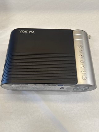 Proyector Vamvo Negro y Plateado