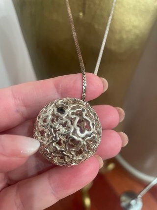Collar Tous Bola Mundo Plata