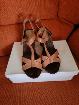 Sandalias piel El Corte Inglés T.38