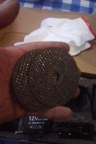 Mini amoladora 12V 19500rpm con 1 bateria