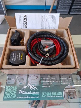 Kit relés y cables batería camper VEVOR