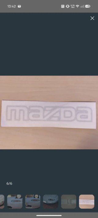 Pegatinas Vinilo Reflectante MAZDA
